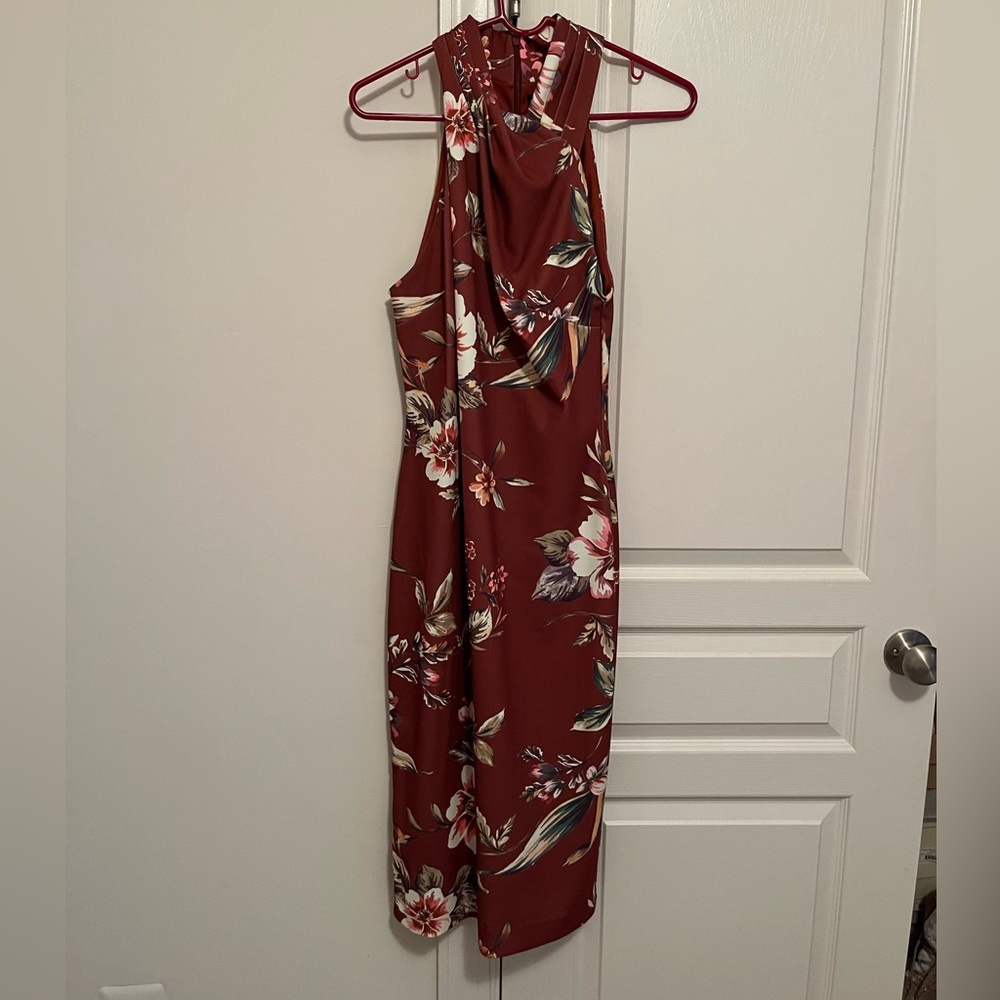 Midi halter dress